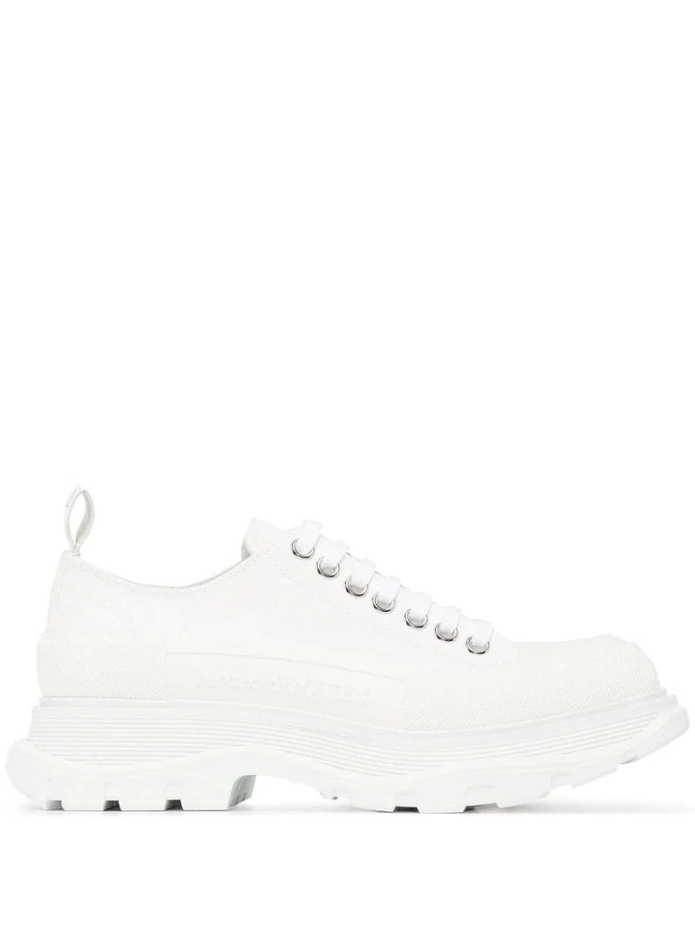 NA White Tread Slick Lace Up 1