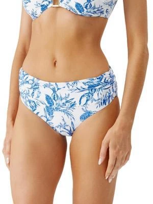 MELISSA ODABASH Bel Air Botanical Ruched Bikini Bottom