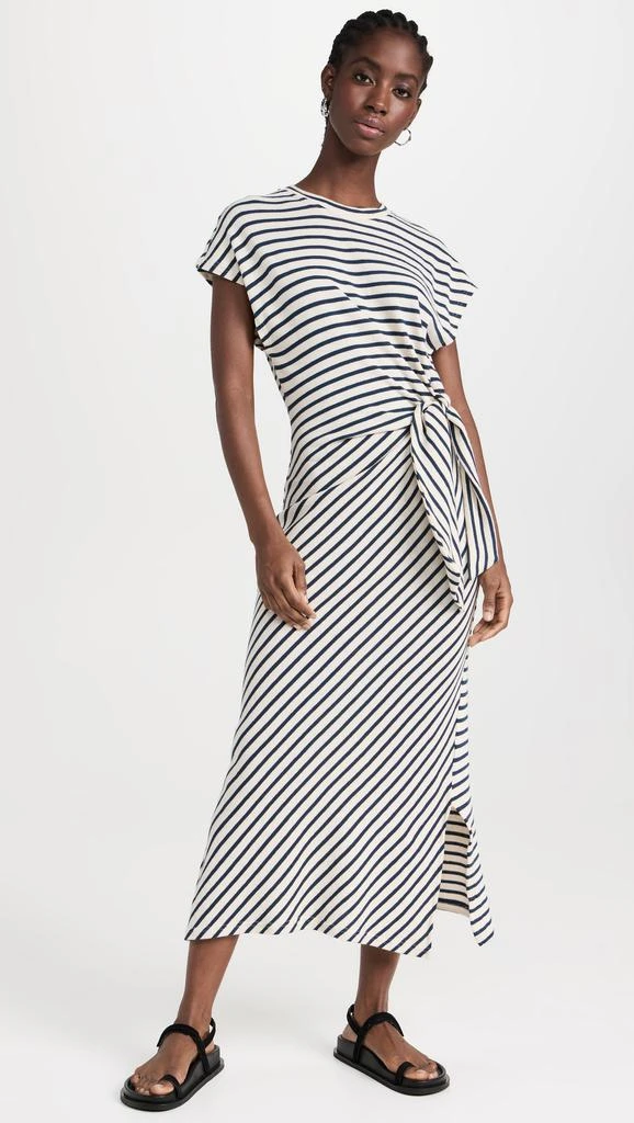 Apiece Apart Vanina Cinched Waist Dress 4