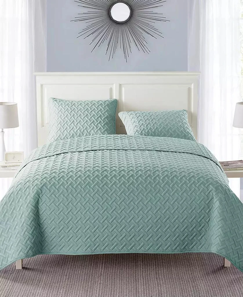 VCNY Home Nina Embossed 2-Pc.Quilt Set 1