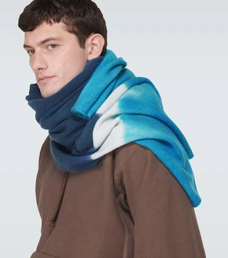 The Elder Statesman Tie-dye cashmere scarf 3