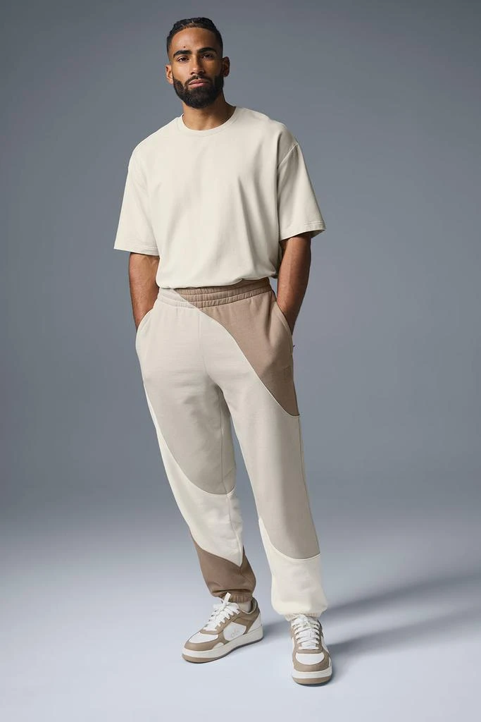 Alo Make Waves Sweatpant - Ivory/Bone/Gravel 6
