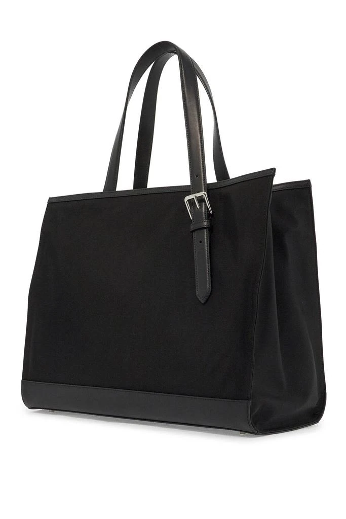Bally east/west nylon and leather tote bag 2