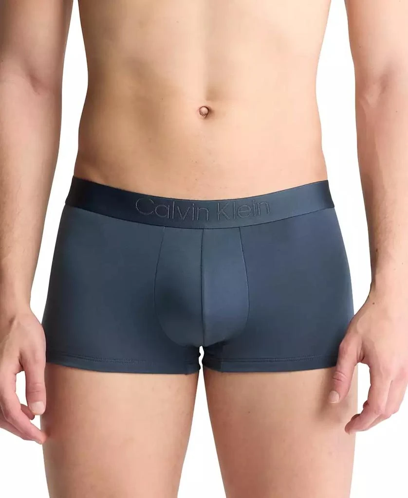Calvin Klein Men's 3-Pk Black Microfiber Low Rise Trunk Underwear 2