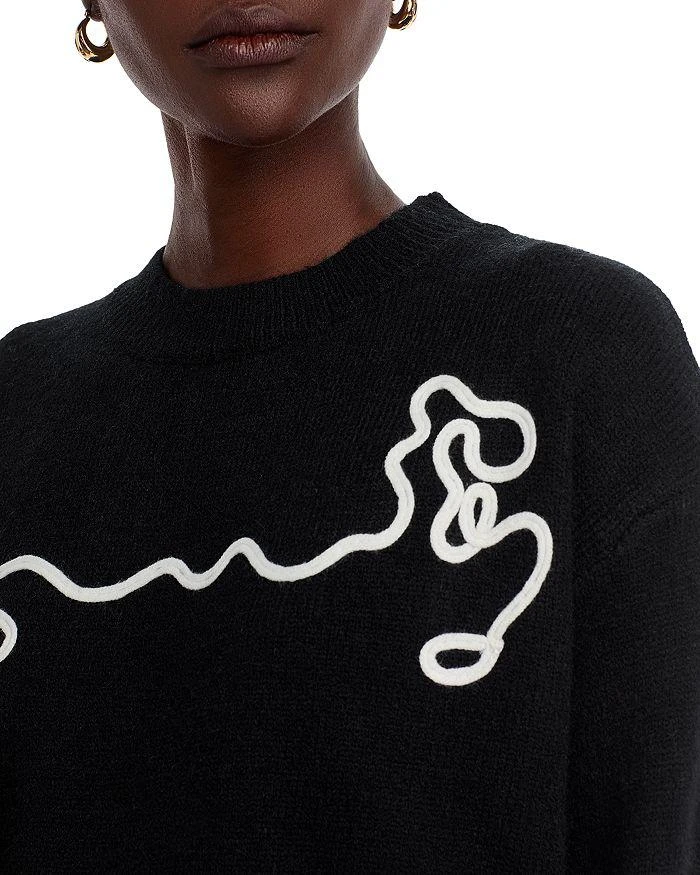 Gracia Flower Embroidered Sweater 5