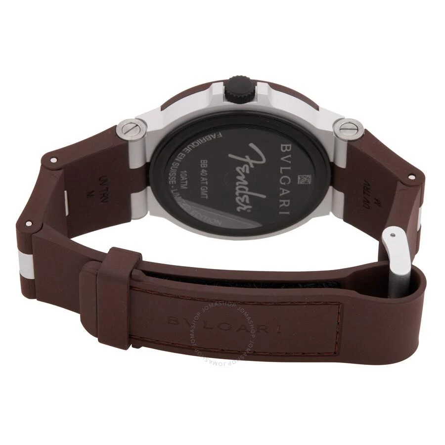 BVLGARI Bvlgari Aluminium X Fender Automatic Brown Dial Men's Watch 104117 3