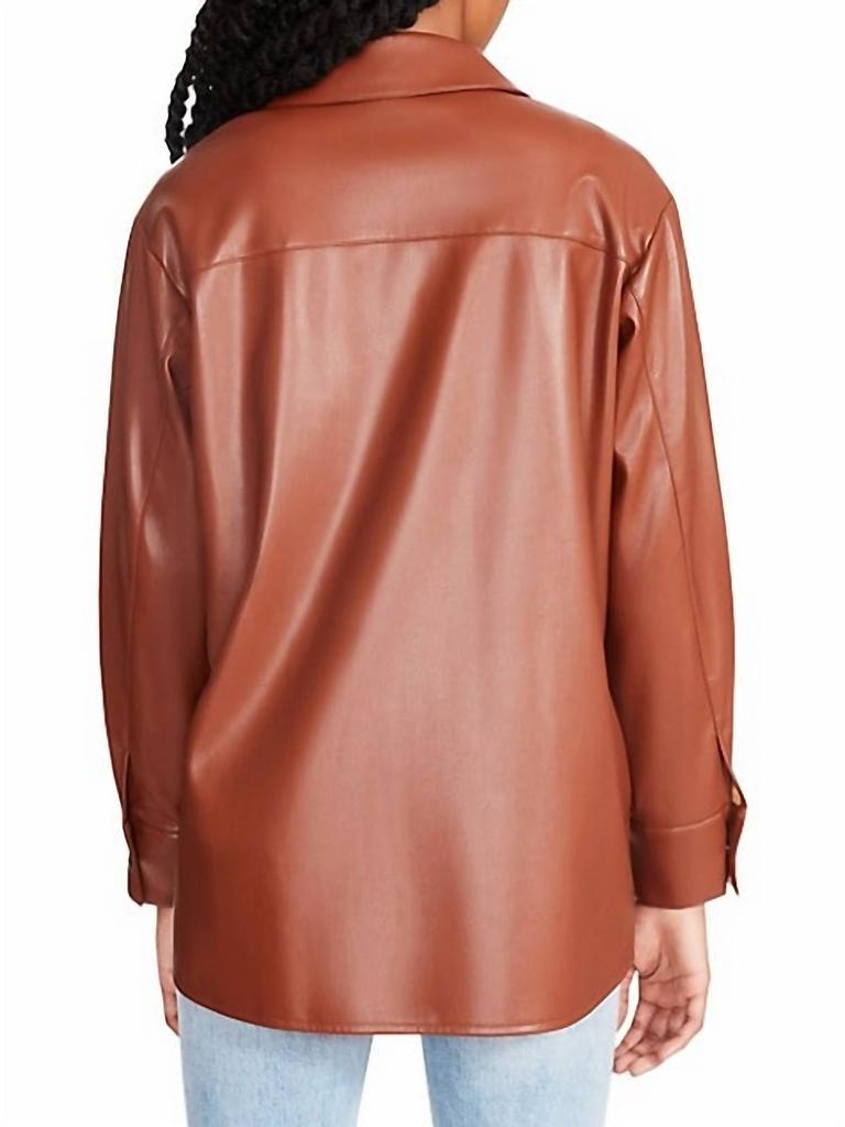 BB Dakota Bb Dakota - Brooklyn Vegan Leather Shacket