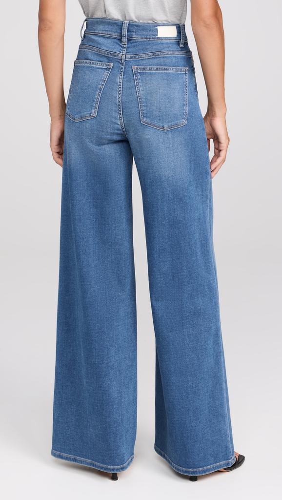 DL1961 Softwear Hepburn Wide Leg High Rise Jeans