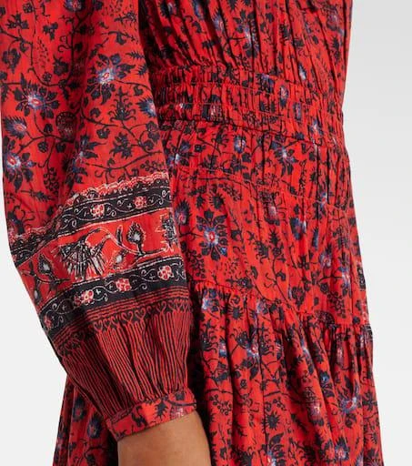 Ulla Johnson Mona floral cotton-blend midi dress 5