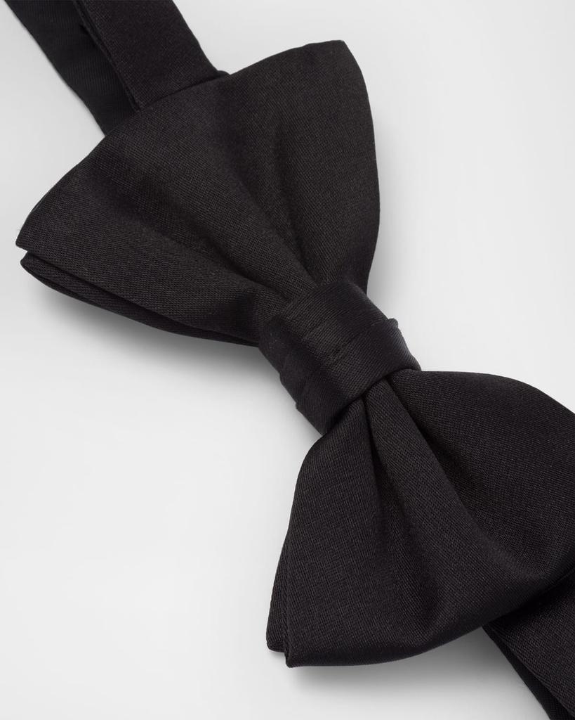 Prada Men's Satin Pre-Tied Bow Tie