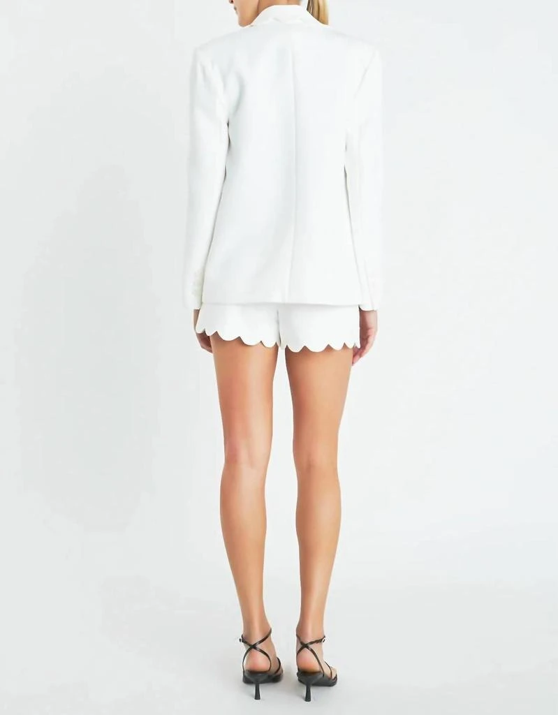 English Factory English Factory - Scallop Collar Blazer 4