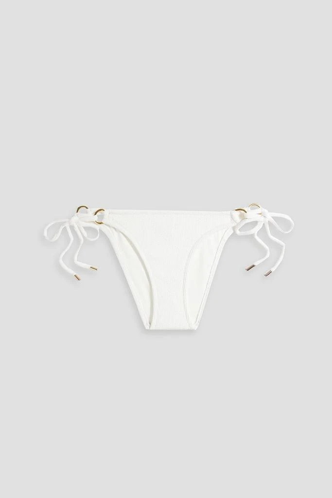 MELISSA ODABASH Venice seersucker low-rise bikini briefs 1