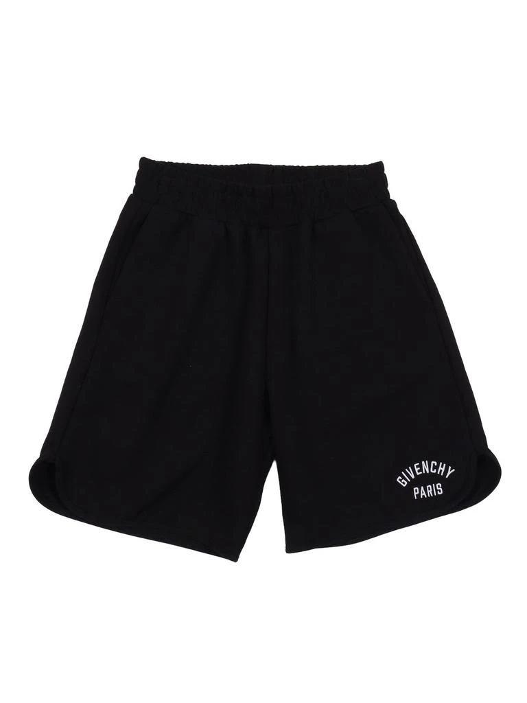 Givenchy Givenchy Kids Logo Embroidered Shorts