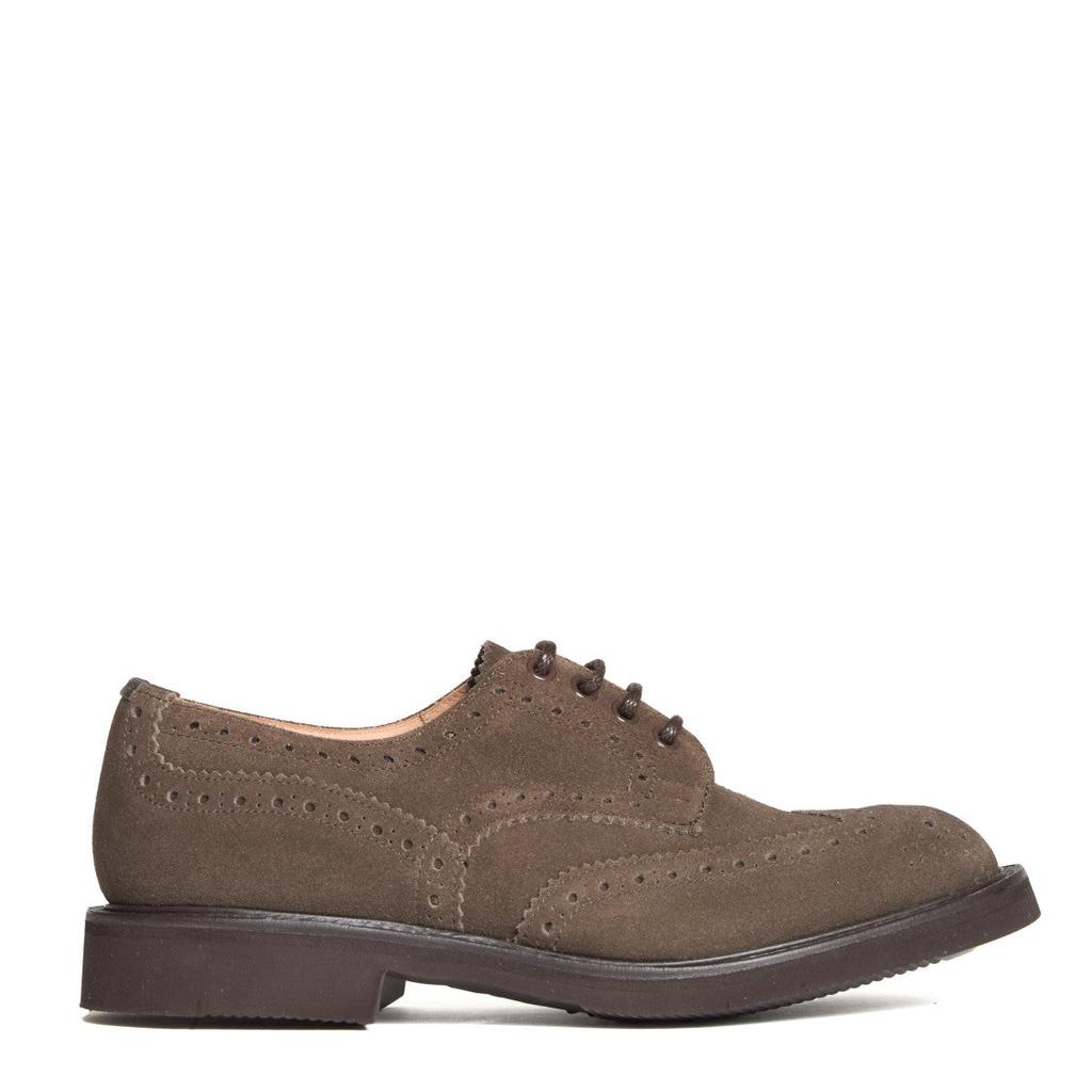 TRICKER'S Mens Flint Repello Suede Derby Brogues