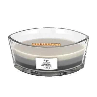 Woodwick WoodWick - Warm Woods Trilogy Ellipse Candle 1