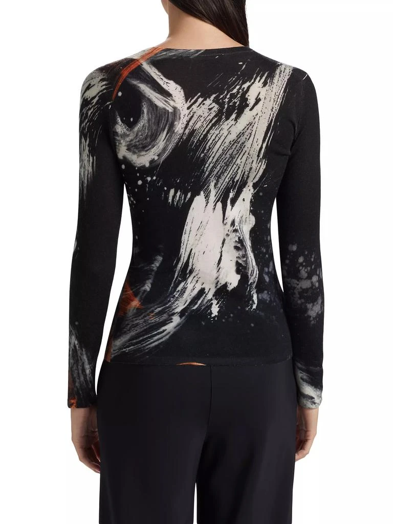 Jason Wu Brushstroke Merino Wool Sweater 5