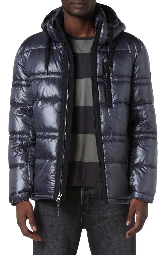 Andrew Marc Gotham Water Resistant Mid Length Puffer Jacket 1