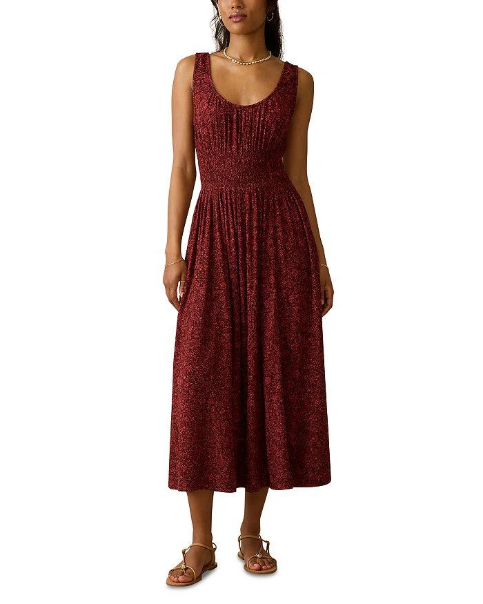 knee length dresses for ladies Sunseeker Midi Dress Sausalito Sunset – South Moon Under