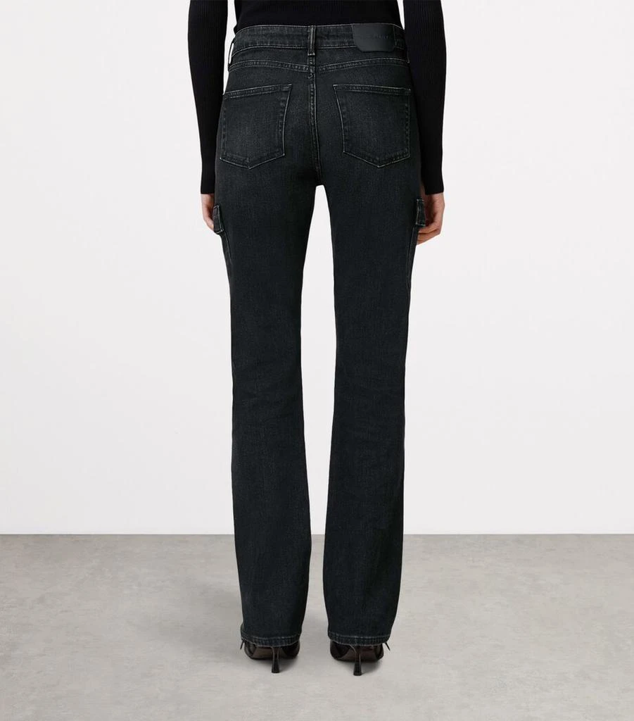 ALL SAINTS Hollis Cargo Bootcut Jeans 6