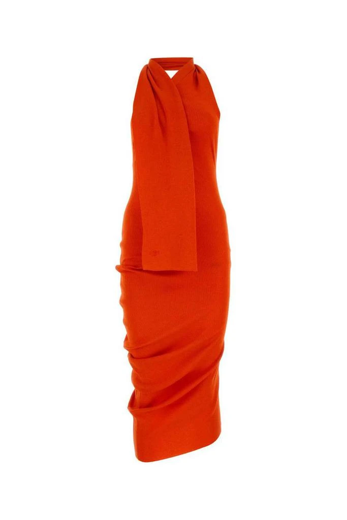 open lace back dress Fendi - Orange Women Casual Dress main image 1