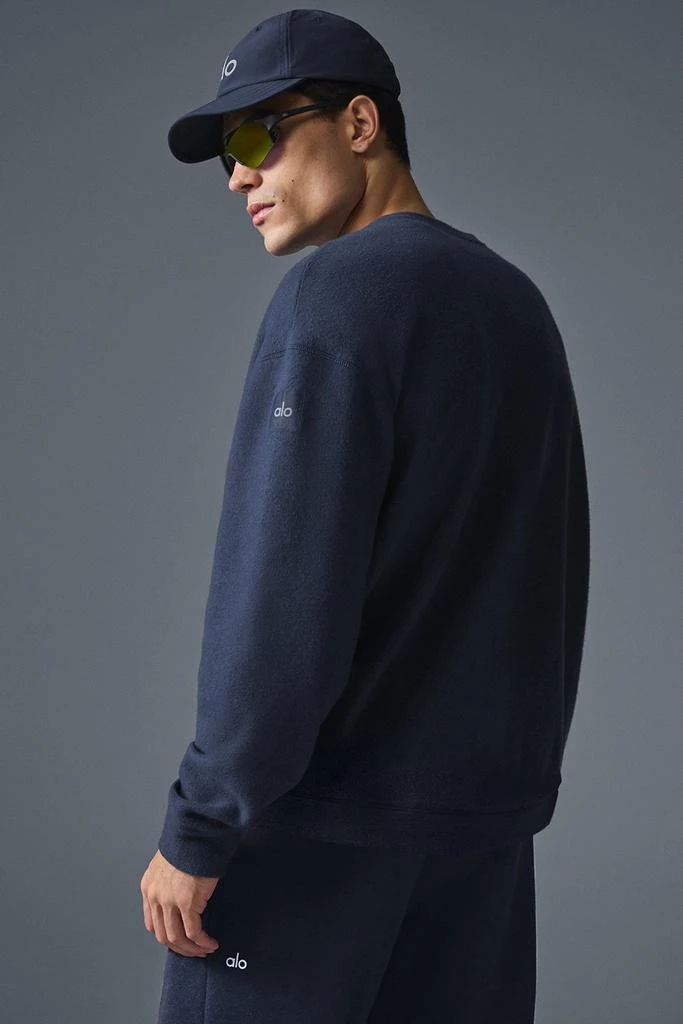 Alo Triumph Restore Crew Neck Sweatshirt - Navy 2