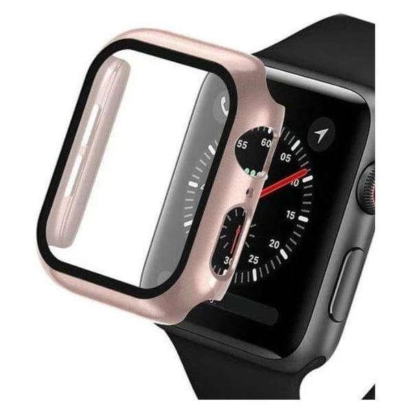 ENTRONIX Entronix Case Compatible with iWatch Series 9/8/7, 45mm - Hard Cover w/ Built-In Screen Protector