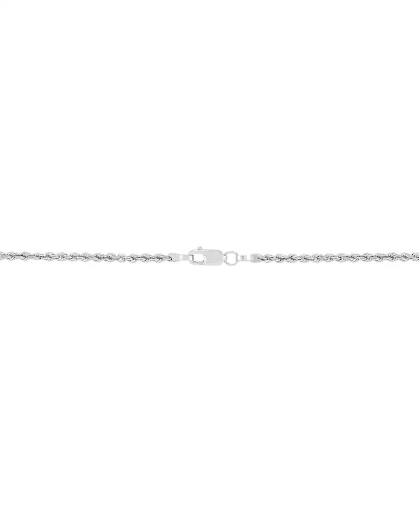 Grown With Love Men's Lab Grown Diamond Cluster 22" Pendant Necklace (1/2 ct. t.w.) in 10k White Gold 4