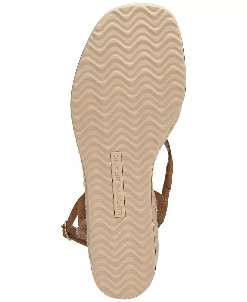 Lucky Brand Women's Carolie Strappy Espadrille Wedge Sandals 5