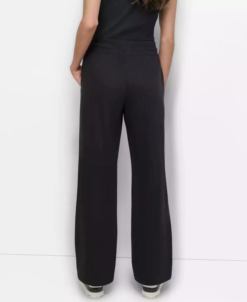 DKNY Sport Women's Tonal Logo Patch Relaxed Fit Track Pants 4