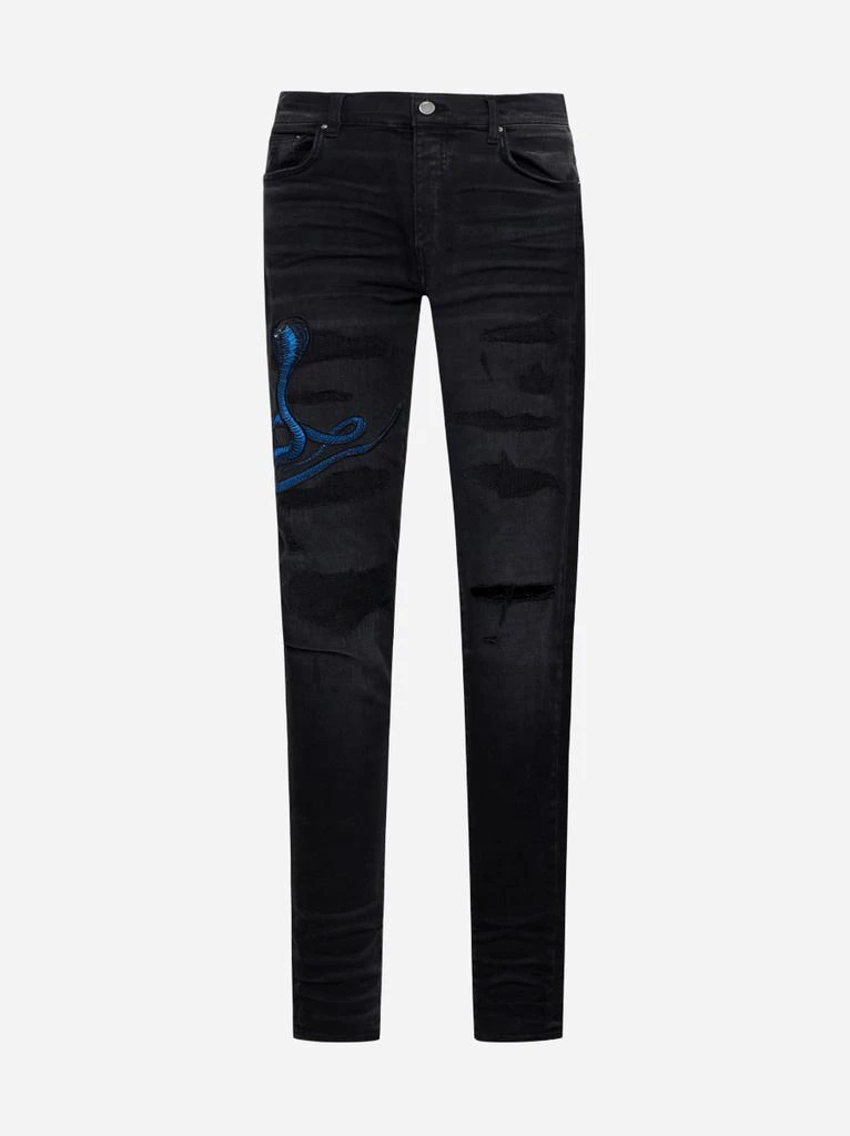AMIRI Aged black Blue Poison Archival jeans 1
