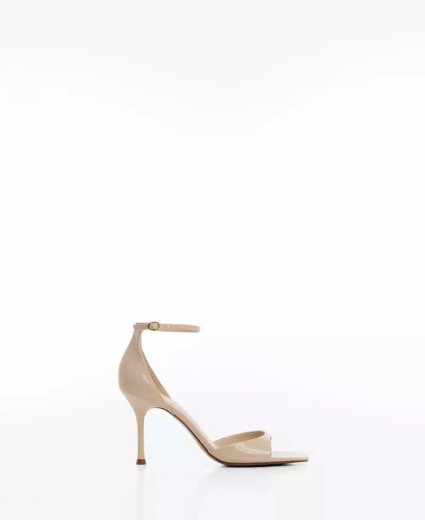 Mango Women's Patent Leather Effect Heeled Sandals 3