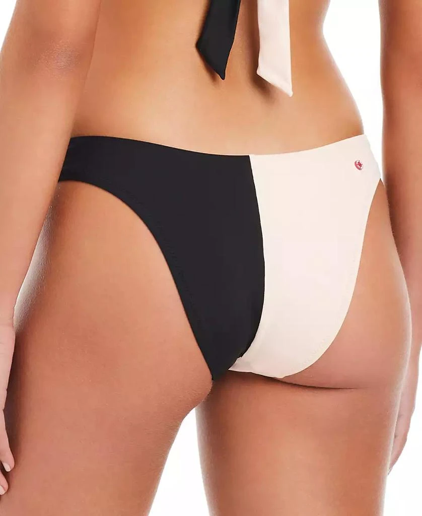 Red Carter Women's Two-Tone O-Ring Bikini Bottom 2