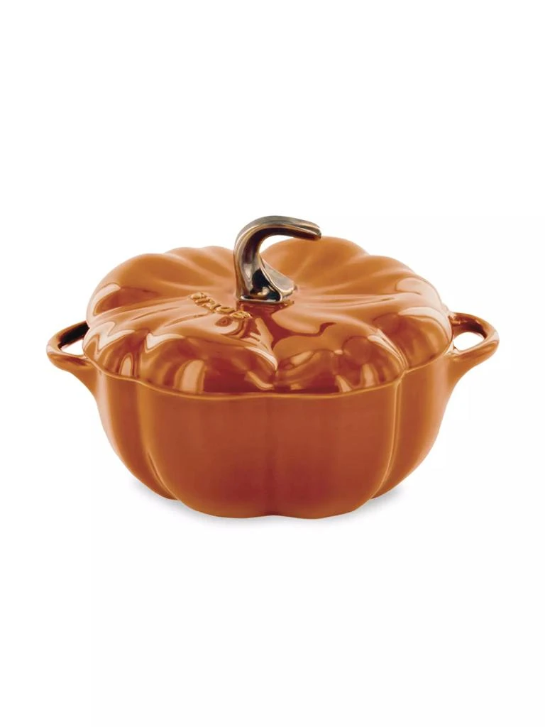Staub 16 oz. Stoneware Pumpkin Cocotte 1
