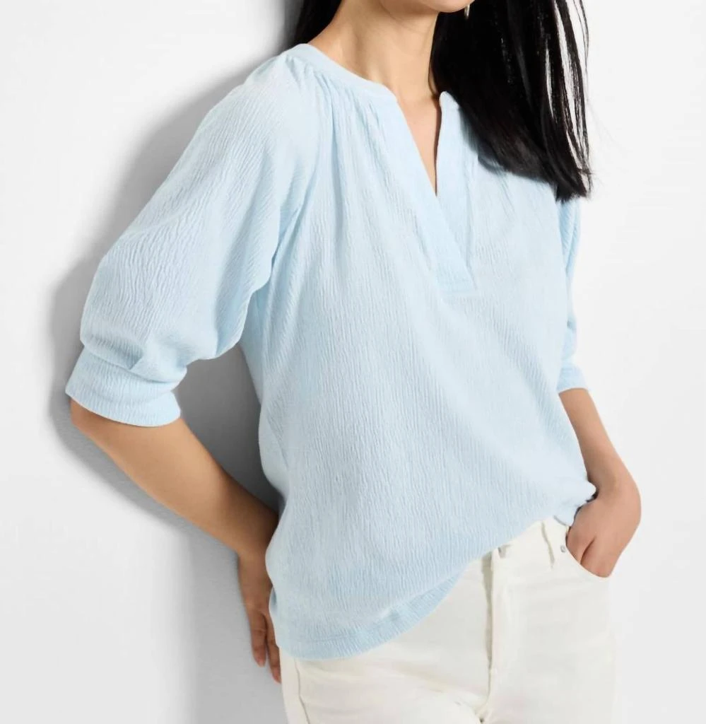 NIC+ZOE Nic + Zoe - Crinkle Knit Cafe top