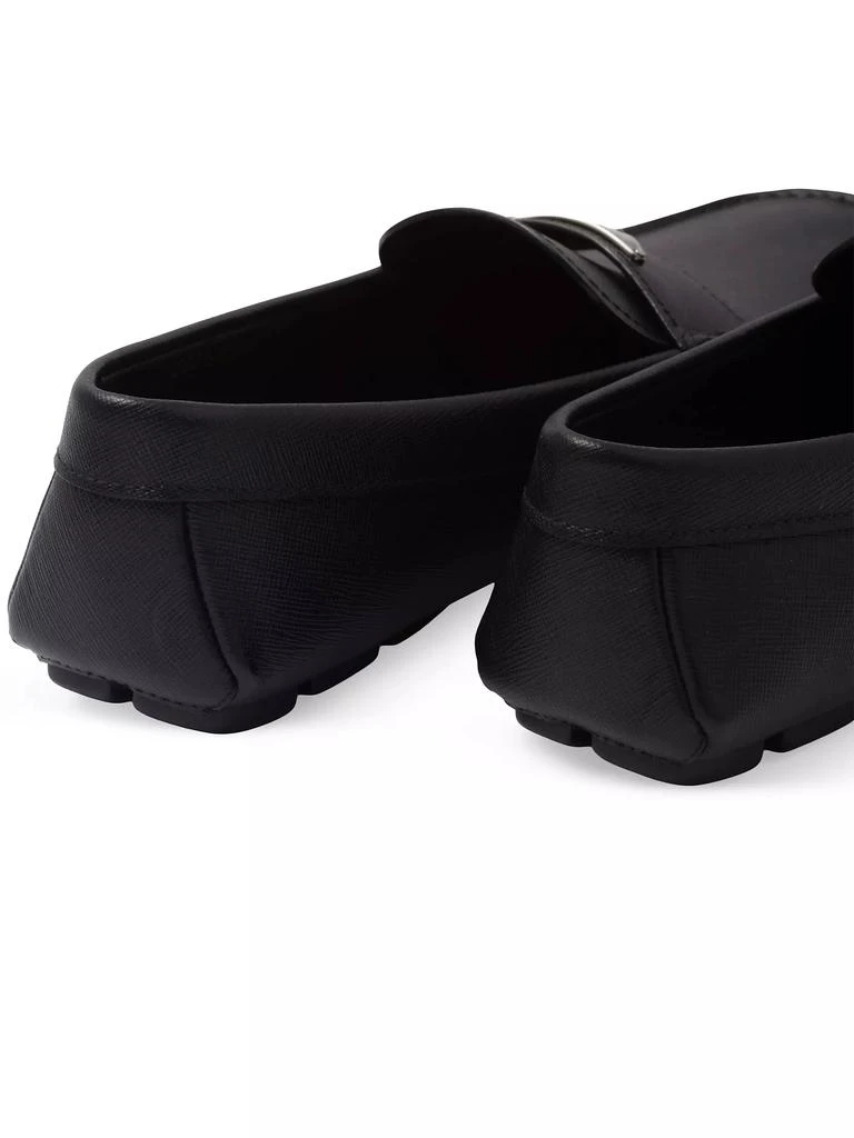 Prada Saffiano Leather Driver Loafers 5