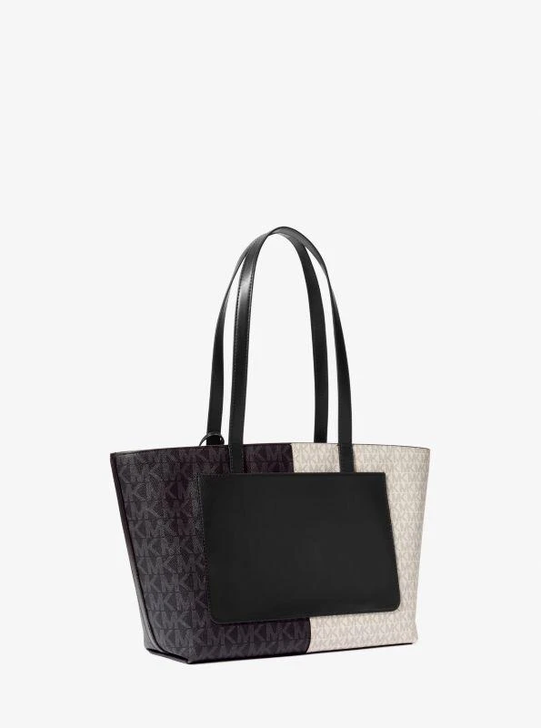 Michael Kors Jet Set Medium Two-Tone Logo Tote Bag 3