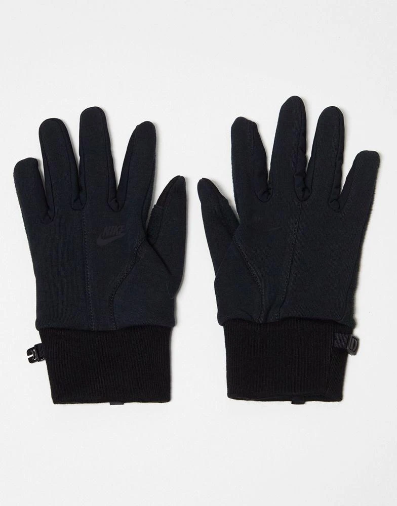 NIKE Nike Tech Fleece 2.0 gloves in black 1