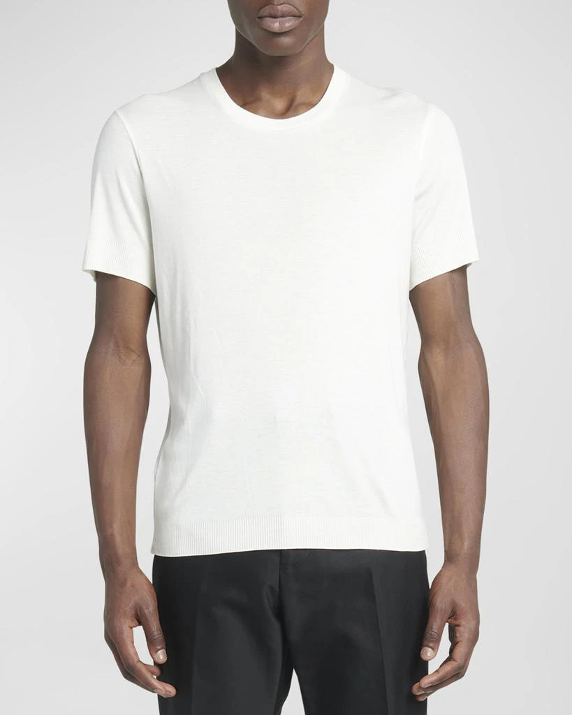 Tom Ford Men's Short-Sleeve Crewneck Sweater 4