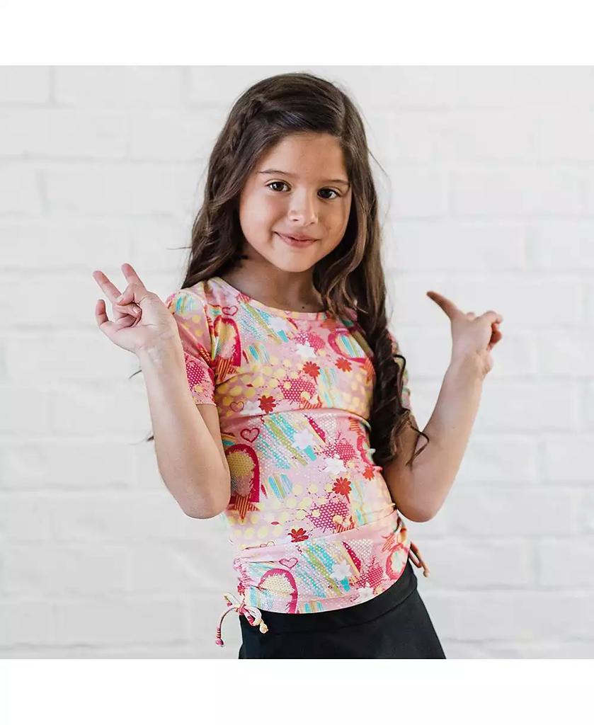 Calypsa Little Girls Lily Swim Top