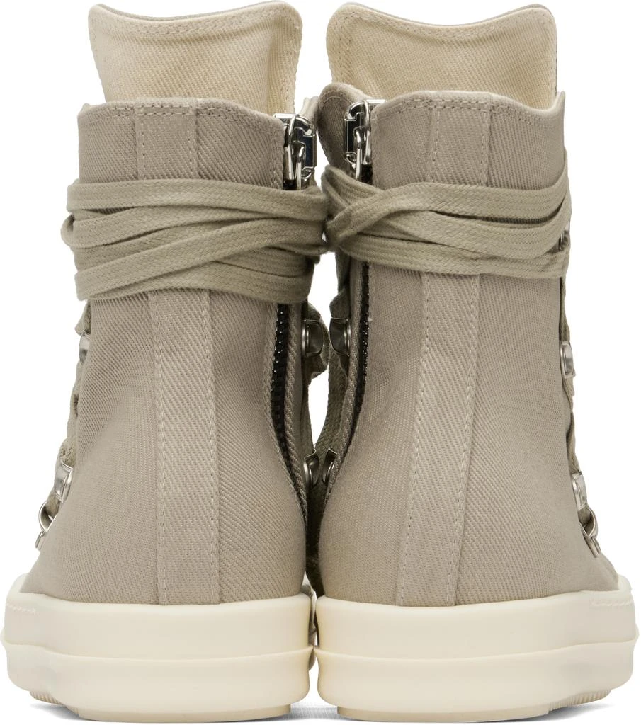 Rick Owens Taupe Concordians Megalace Sneaks Sneakers 2