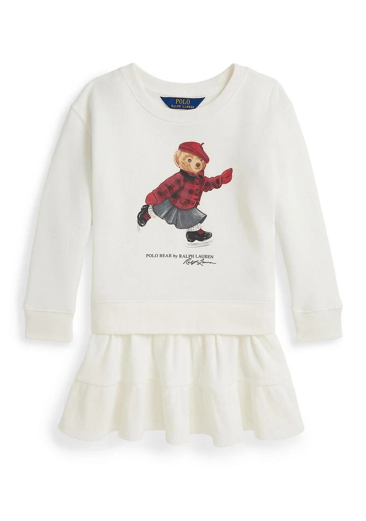 Ralph Lauren Girls 2-6x Polo Bear Fleece Dress