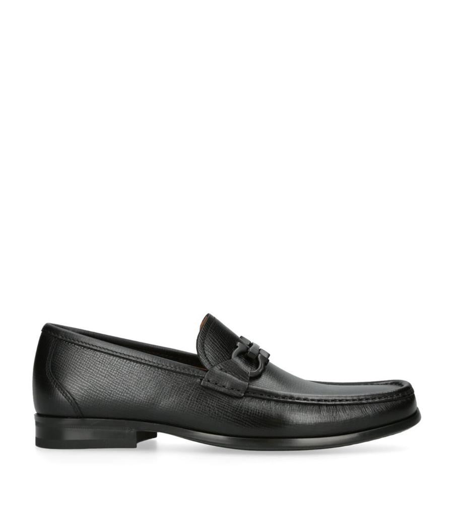 Ferragamo Leather Grandioso 2 Loafers