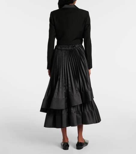 Noir Kei Ninomiya Cropped wool, mohair, and silk jacket 3