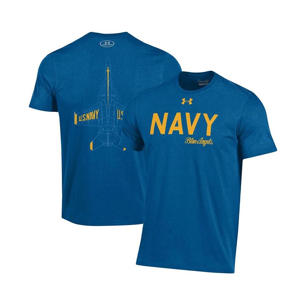 Under Armour Men's Royal Navy Midshipmen Blue Angels T-shirt