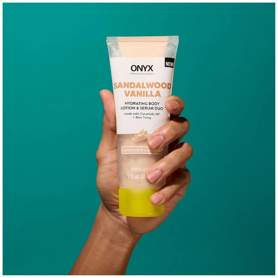 Onyx Professional Hydrating Lotion 
Serum Duo Sandalwood Vanilla 6