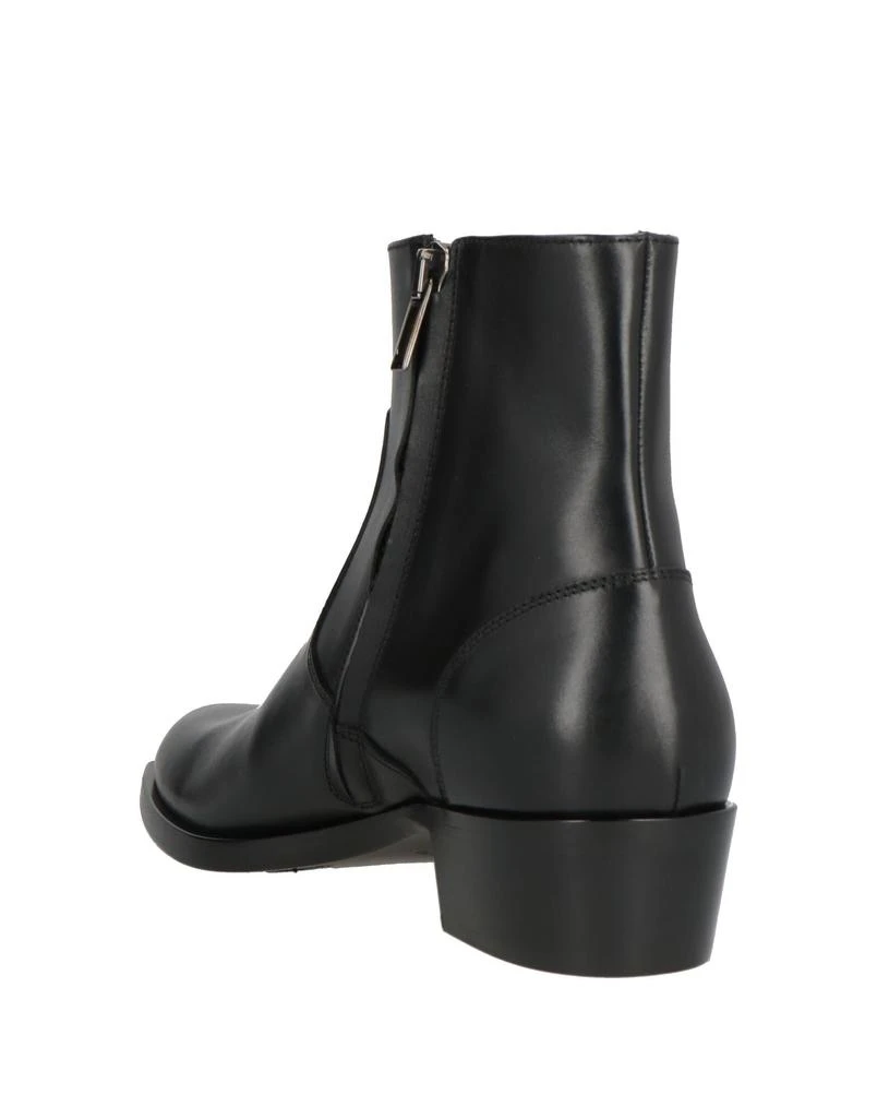 Sergio Rossi Tall Black Leather Zipper Pull On Boots Men Made in Italy Size 10 1028071-3.jpg main image 4