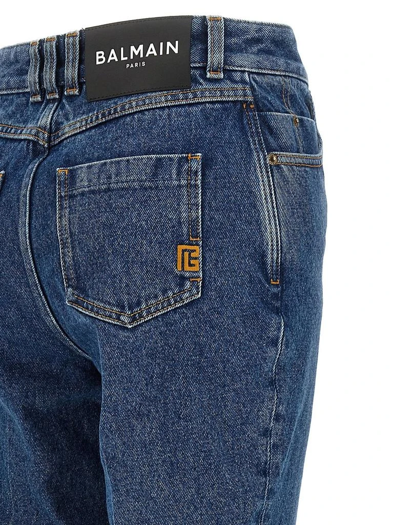 Balmain Balmain Straight-Leg Denim Jeans 4
