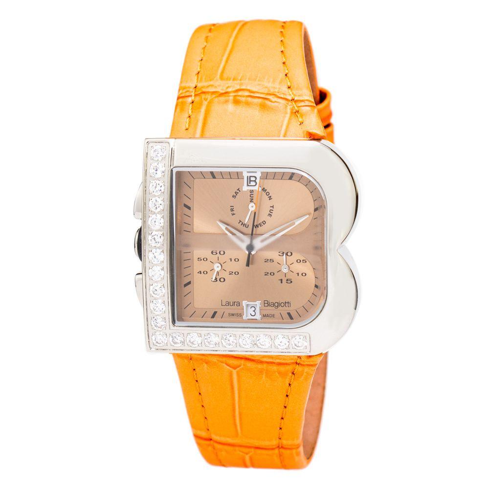 Laura Biagiotti Leather Dress Women's Watch