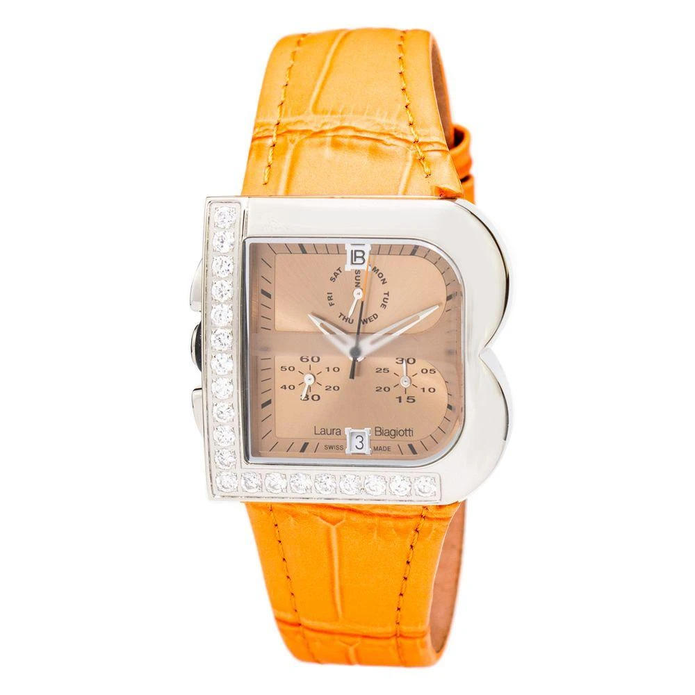 Laura Biagiotti Leather Dress Women's Watch 1