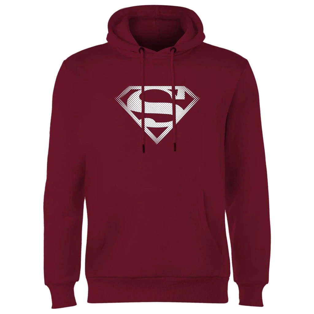 Original Hero Superman Spot Logo Hoodie - Burgundy